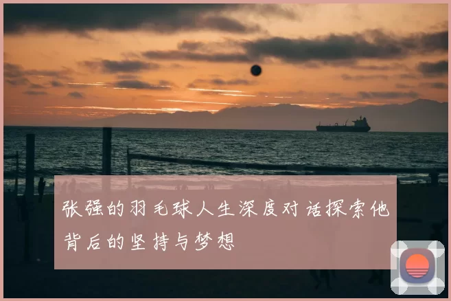 张强的羽毛球人生深度对话探索他背后的坚持与梦想