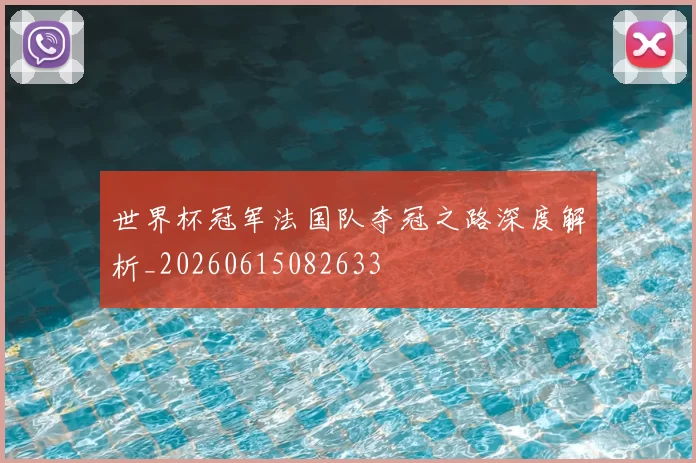 世界杯冠军法国队夺冠之路深度解析_20260615082633