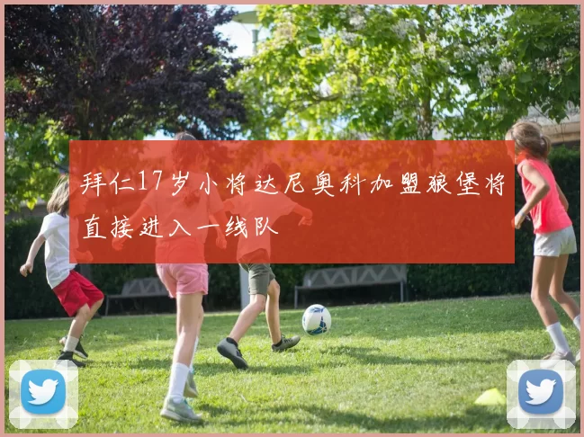 拜仁17岁小将达尼奥科加盟狼堡将直接进入一线队